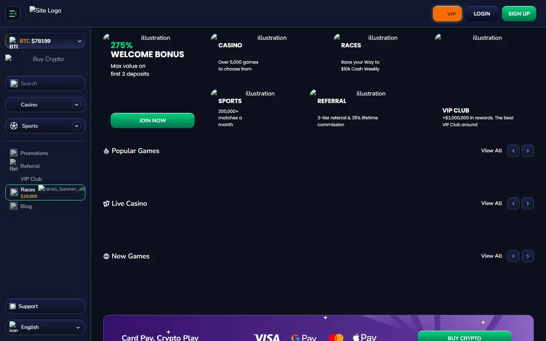 Flush home page